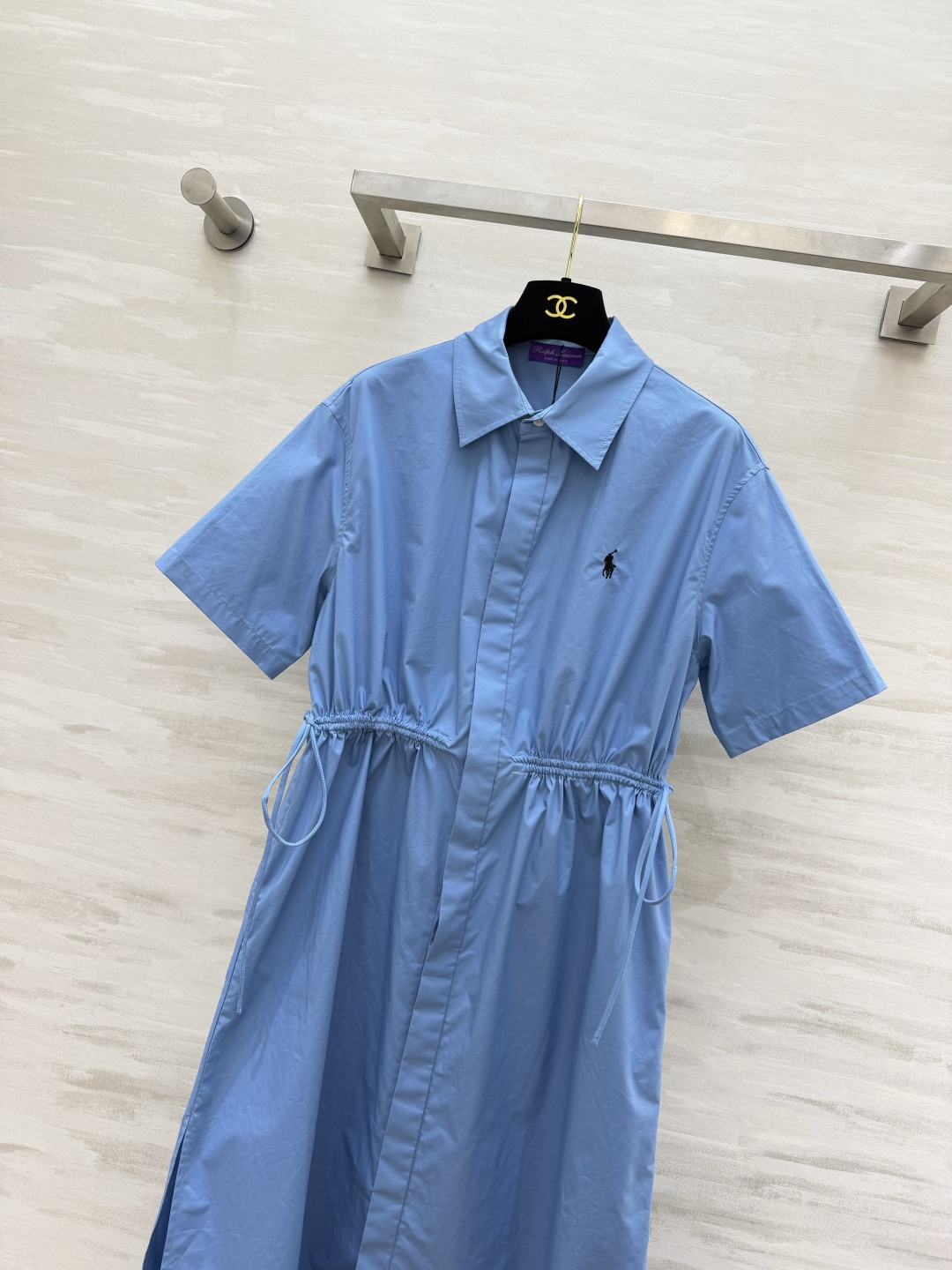 Polo RalphLauren²⁶紫标系列休闲风衬衫连衣裙🤍💙两色上新｜白/浅蓝 清爽松弛感 经典翻领短袖衬衫版型 胸