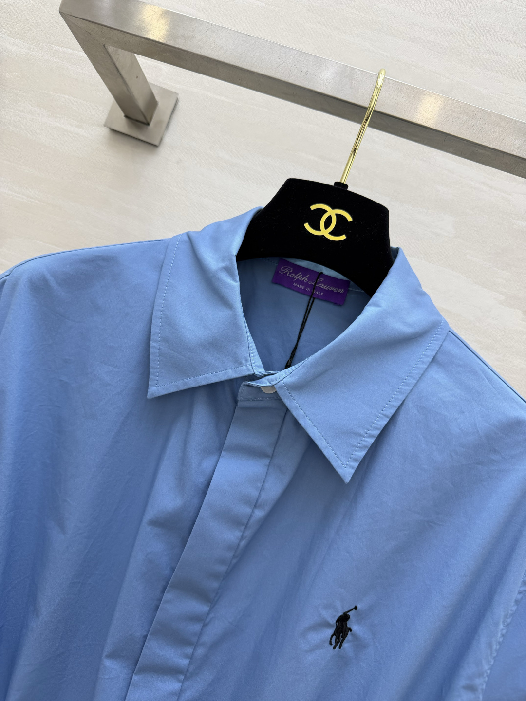Polo RalphLauren²⁶紫标系列休闲风衬衫连衣裙🤍💙两色上新｜白/浅蓝 清爽松弛感 经典翻领短袖衬衫版型 胸