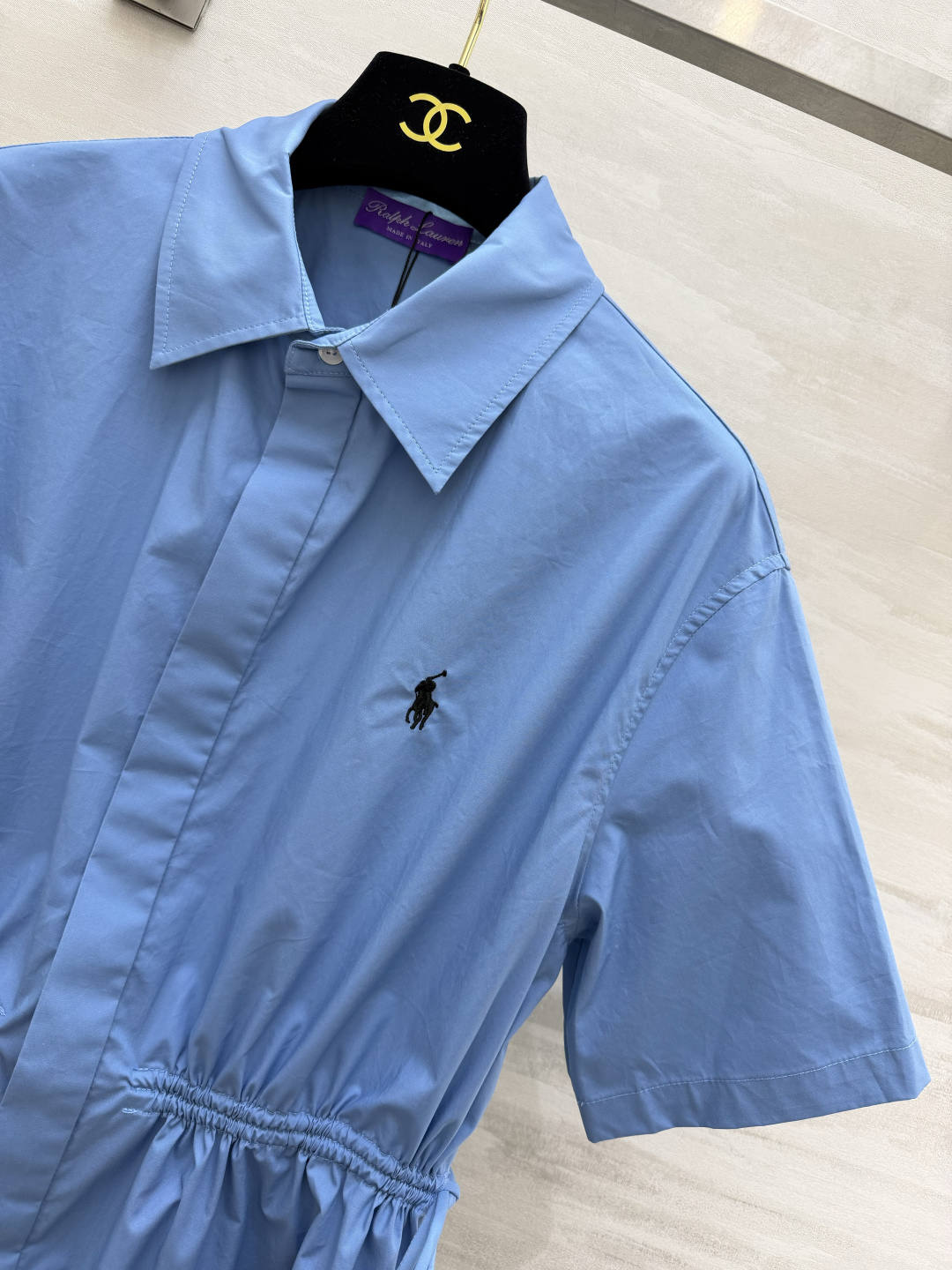 Polo RalphLauren²⁶紫标系列休闲风衬衫连衣裙🤍💙两色上新｜白/浅蓝 清爽松弛感 经典翻领短袖衬衫版型 胸