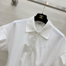 Celin♡²⁶Polo领连衣裙|黑白两色 经典Polo翻领设计 简约学院气质 胸前精致凯旋门小刺绣 低调标识不张扬 侧 Celin♡²⁶Polo领连衣裙|黑白两色 经典Polo翻领设计 简约学院气质 胸前精致凯旋门小刺绣 低调标识不张扬 侧