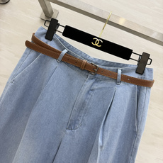 Ralph Lauren²⁶早秋爆款 天丝牛仔阔腿裤 温柔浅水洗蓝色|附赠复古腰带 高腰打褶版型 显瘦藏胯垂感在线 上身 Ralph Lauren²⁶早秋爆款 天丝牛仔阔腿裤 温柔浅水洗蓝色|附赠复古腰带 高腰打褶版型 显瘦藏胯垂感在线 上身