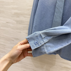 Ralph Lauren²⁶早秋复古牛仔衬衫|带同色系领带浅水洗牛仔面料 质感柔和 立体剪裁版型显高 落肩宽松不挑身材 Ralph Lauren²⁶早秋复古牛仔衬衫|带同色系领带浅水洗牛仔面料 质感柔和 立体剪裁版型显高 落肩宽松不挑身材