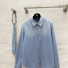 Ralph Lauren²⁶早秋复古牛仔衬衫|带同色系领带浅水洗牛仔面料 质感柔和 立体剪裁版型显高 落肩宽松不挑身材 Ralph Lauren²⁶早秋复古牛仔衬衫|带同色系领带浅水洗牛仔面料 质感柔和 立体剪裁版型显高 落肩宽松不挑身材