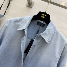 Ralph Lauren²⁶早秋复古牛仔衬衫|带同色系领带浅水洗牛仔面料 质感柔和 立体剪裁版型显高 落肩宽松不挑身材 Ralph Lauren²⁶早秋复古牛仔衬衫|带同色系领带浅水洗牛仔面料 质感柔和 立体剪裁版型显高 落肩宽松不挑身材
