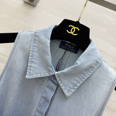 Ralph Lauren²⁶早秋刚需 牛仔背心连衣裙 浅水洗柔和牛仔面料 翻领设计|自带束腰蝴蝶结腰带 收腰大裙摆 显瘦 Ralph Lauren²⁶早秋刚需 牛仔背心连衣裙 浅水洗柔和牛仔面料 翻领设计|自带束腰蝴蝶结腰带 收腰大裙摆 显瘦