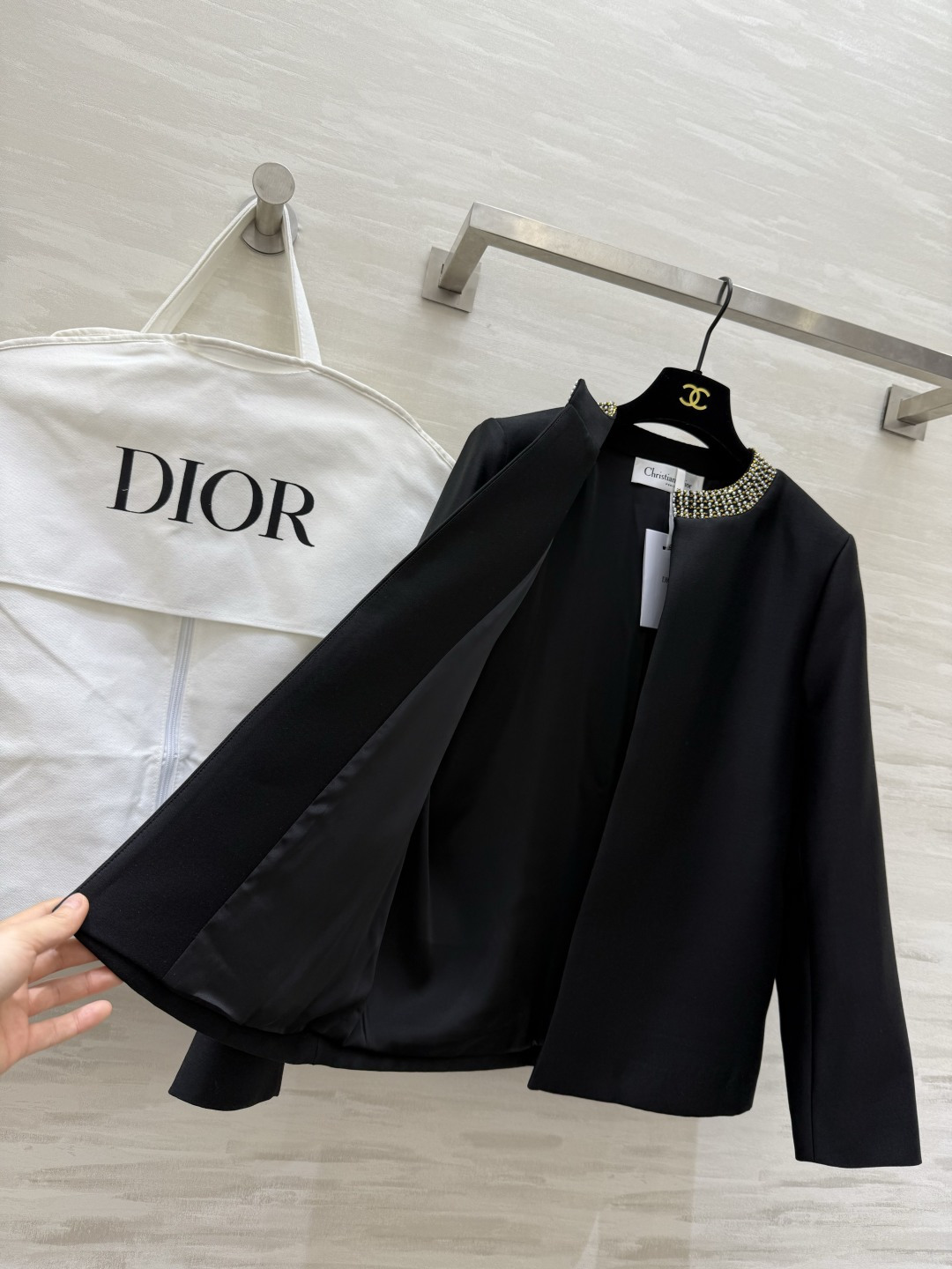 #DIO♡²⁶新款 丝毛外套 高品质定制 现货首发size：S/M/L/XL（M码肩宽：38，胸围：100，衣长：62）