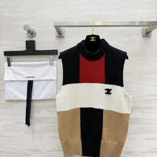 Chane♡²⁶方块撞色针织背心 羊绒➕桑蚕丝面料 高品质定制 现货首发size:36/38/40() Chane♡²⁶方块撞色针织背心 羊绒➕桑蚕丝面料 高品质定制 现货首发size:36/38/40()