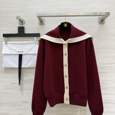 Chane♡²⁶B海军领金扣开衫 原版开发 高品质定制 现货首发size:36/38/40() Chane♡²⁶B海军领金扣开衫 原版开发 高品质定制 现货首发size:36/38/40()