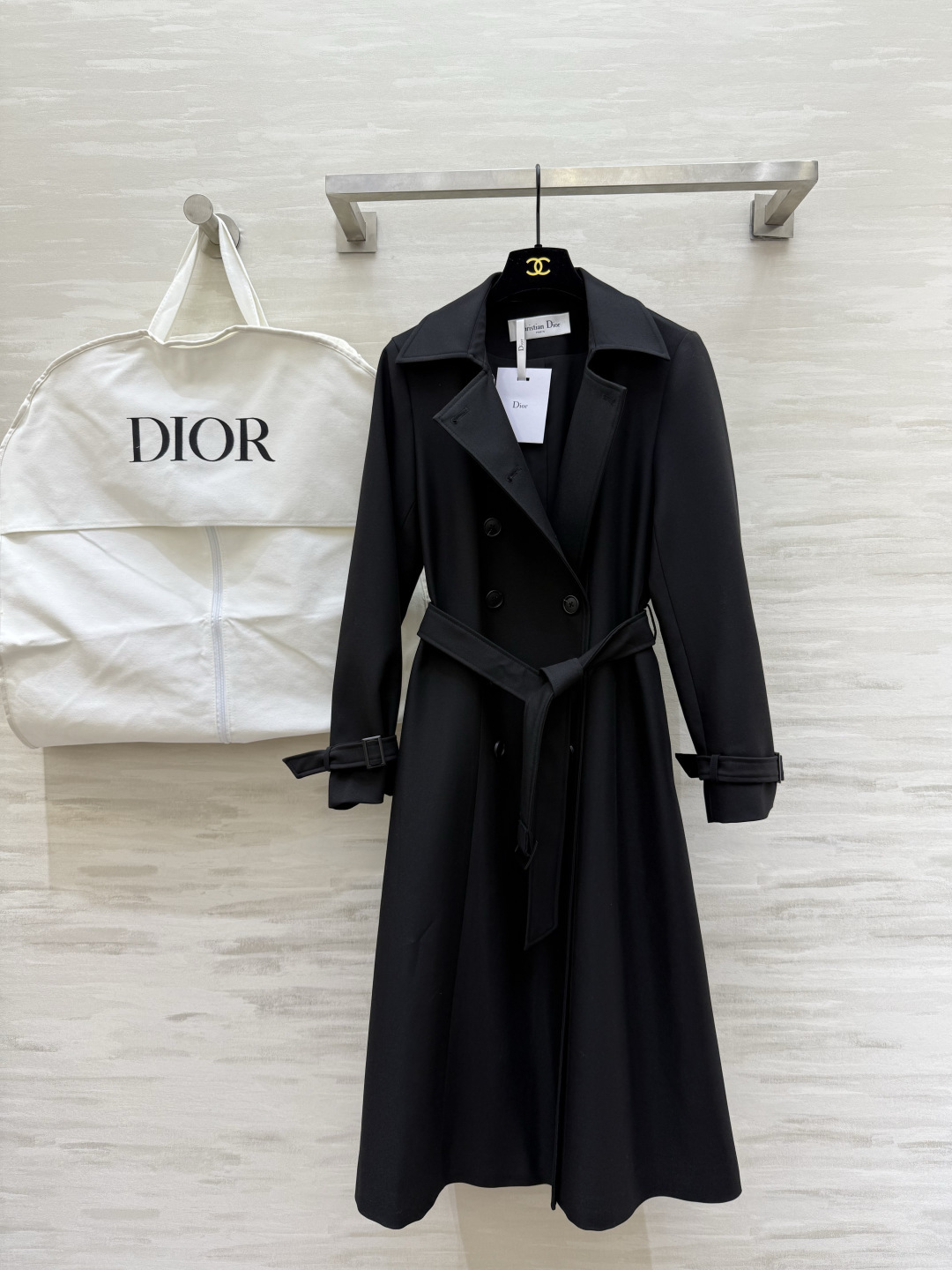 #DIO♡²⁶新款 双排扣长款风衣 高级大气 高品质定制 现货首发size：S/M/L/XL（s码肩宽：37，胸围：88
