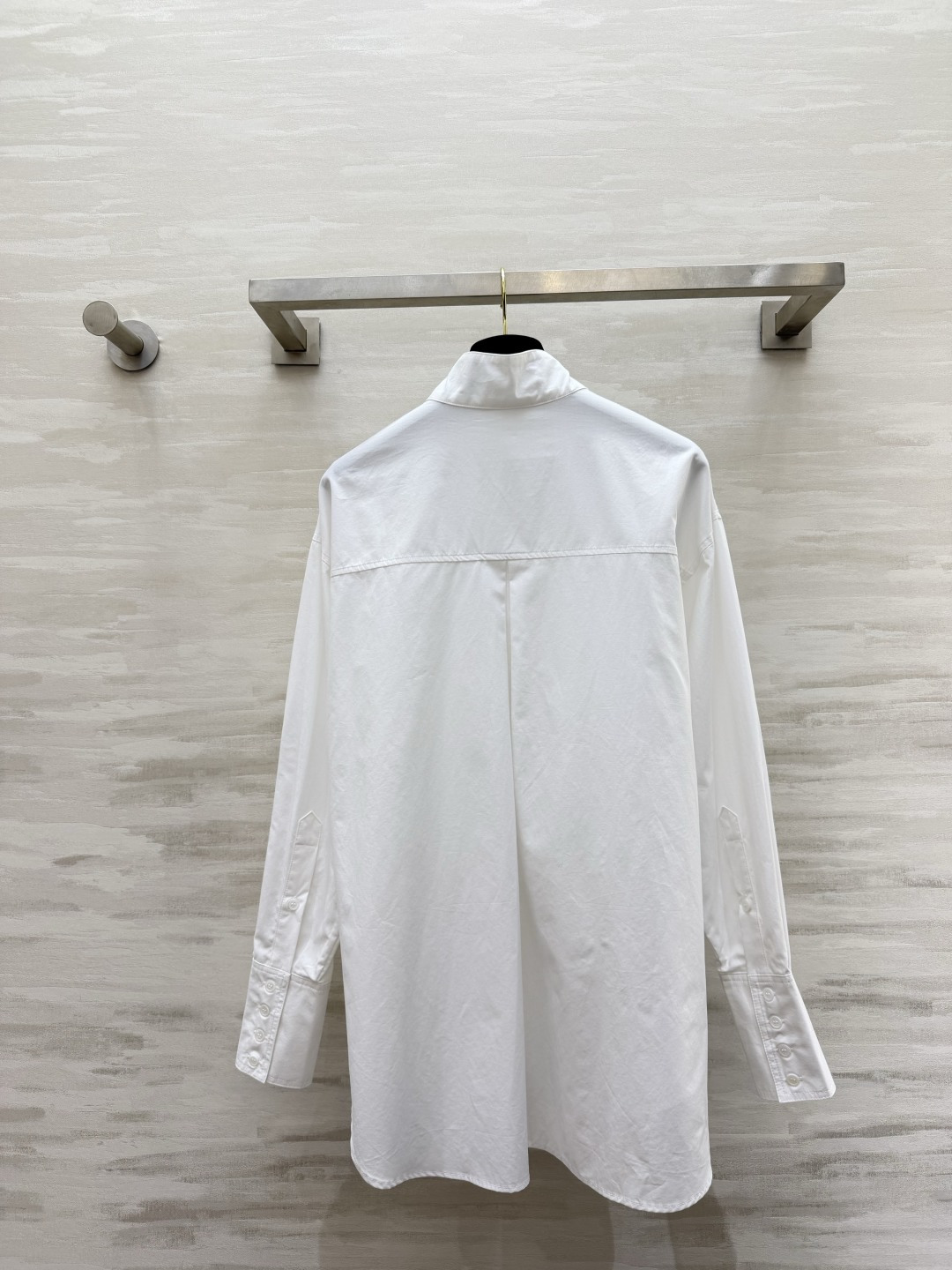 CELIN♡FALL²⁶新款飞机领衬衫🩵🤍高品质定制 现货首发size：S/M/L（S码肩宽：50，胸围：106，衣长：