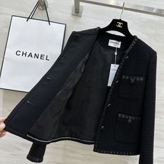 #Chane♡中古系羊毛软花呢外套 原版定制编织100%羊毛软花呢面料 经典口袋气质名媛 复古高级!开模定制双C字母lo #Chane♡中古系羊毛软花呢外套 原版定制编织100%羊毛软花呢面料 经典口袋气质名媛 复古高级!开模定制双C字母lo