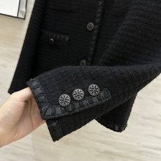 #Chane♡中古系羊毛软花呢外套 原版定制编织100%羊毛软花呢面料 经典口袋气质名媛 复古高级!开模定制双C字母lo #Chane♡中古系羊毛软花呢外套 原版定制编织100%羊毛软花呢面料 经典口袋气质名媛 复古高级!开模定制双C字母lo