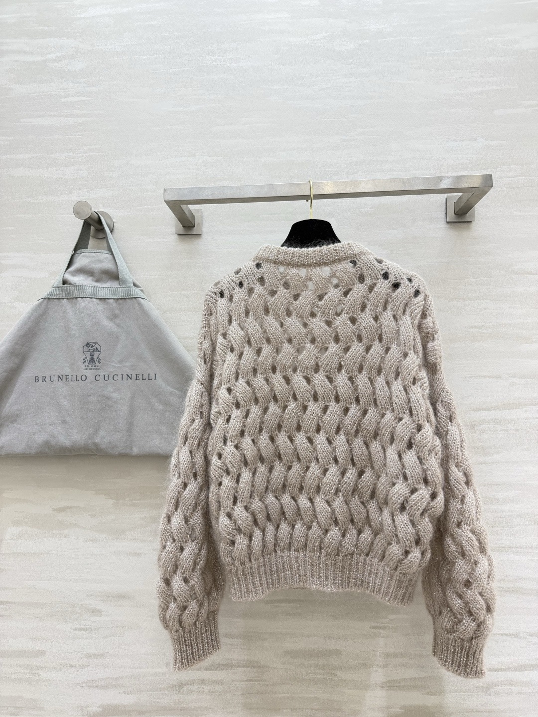 Brunello Cucinell♡²⁶马海毛绞花套头毛衣 高品质定制 现货首发size：S/M/L