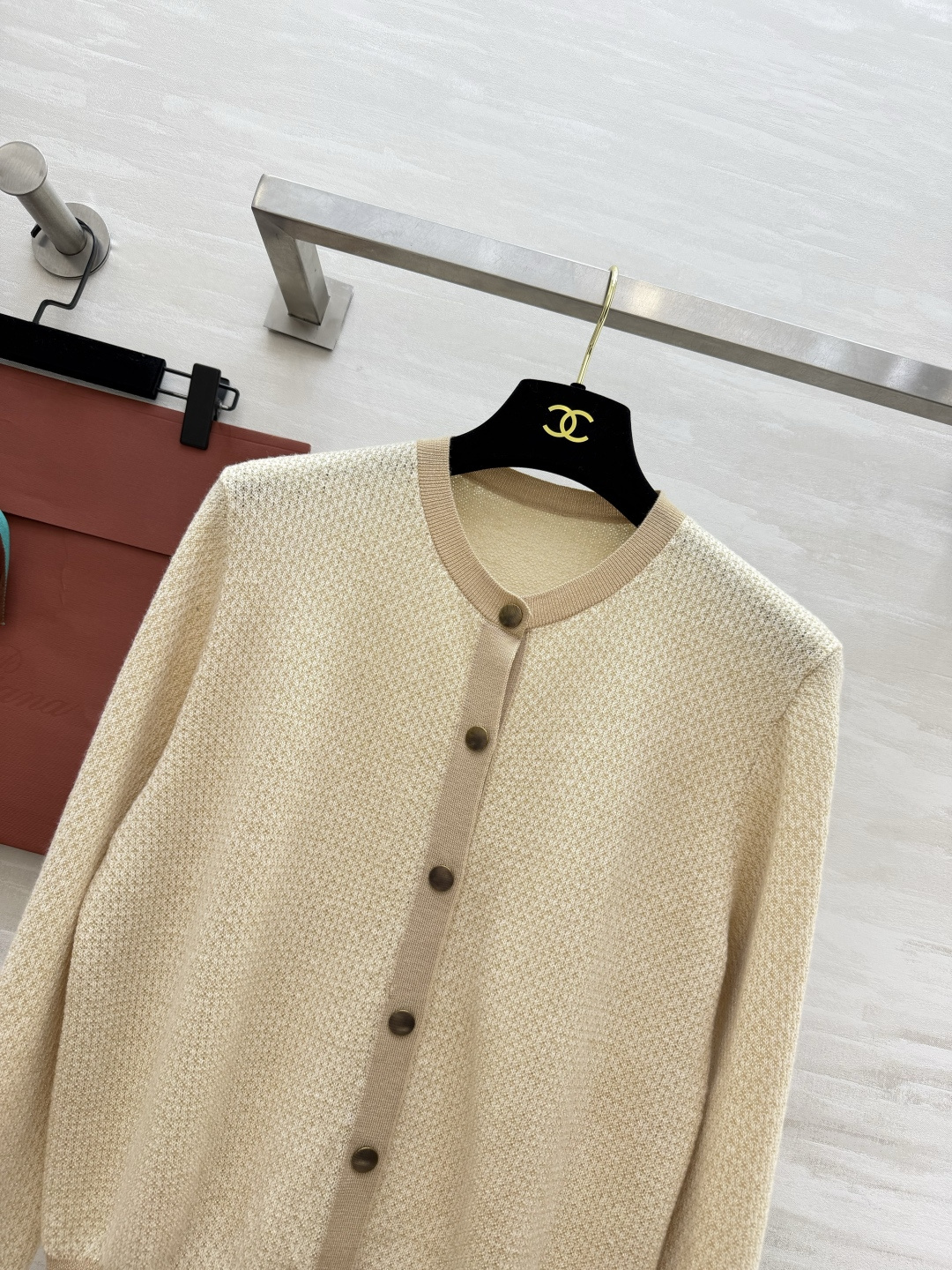 Loro Pian♡²⁶FW 罗纹长袖开衫羊绒衫 高品质定制 现货首发size：S/M/L（）
