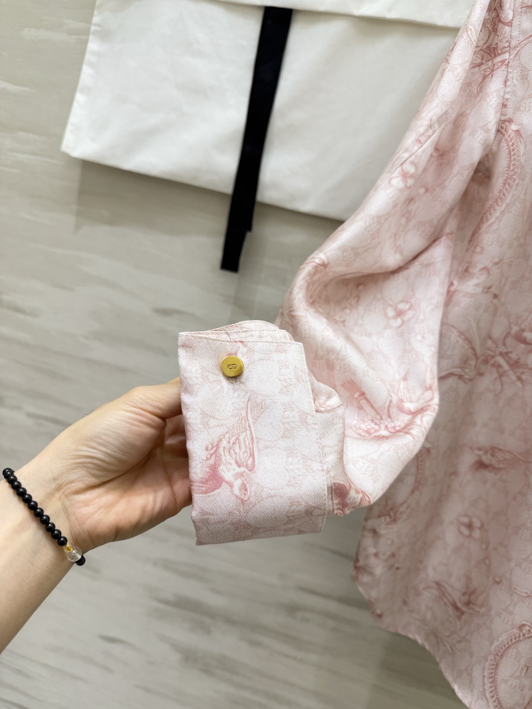 Di0♡²⁶FW限定系列 真丝斜纹长袖衬衣 100%桑蚕丝 高品质定制 现货首发size：36/38/40（）