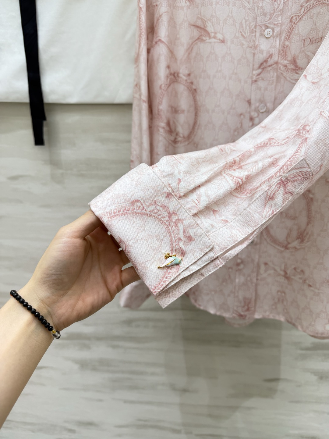 Di0♡²⁶FW限定系列 真丝斜纹长袖衬衣 100%桑蚕丝 高品质定制 现货首发size：36/38/40（）