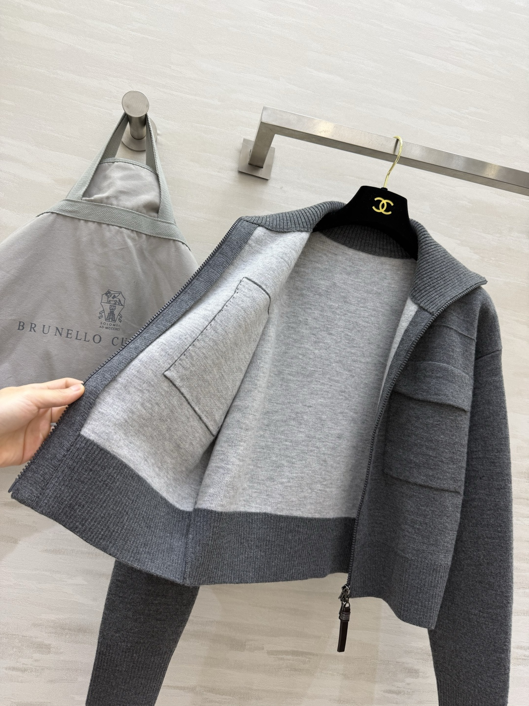 Brunello Cucinell♡²⁶｜混纺羊绒开衫 高品质定制 现货首发size：S/M/L（）
