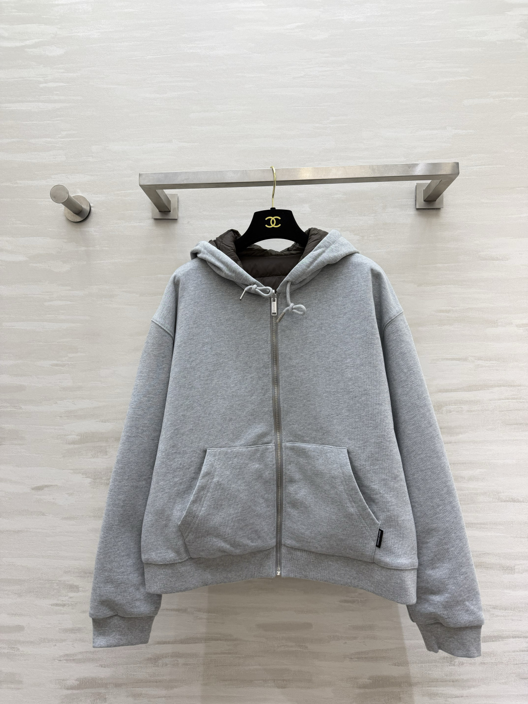 Canadagoos♡²⁶▪正反两穿连帽羽绒服 一面绗缝羽绒｜一面卫衣外套 90白鸭绒填充 蓬松保暖 轻量不压身 抽绳连