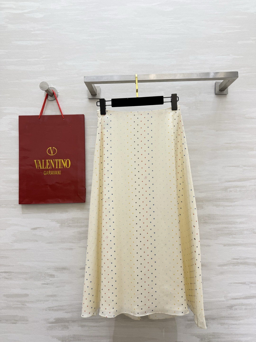 Valenti♡²⁶满天星腰带真丝长半裙 100%桑蚕丝 高品质size：S/M/L（）