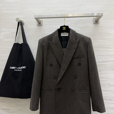 YSL²⁶西装天花板|酷飒穿搭公式 双排扣羊毛廓形西装 自带气场 又A又优雅 大女主氛围感直接拉满 高品质size:S/ YSL²⁶西装天花板|酷飒穿搭公式 双排扣羊毛廓形西装 自带气场 又A又优雅 大女主氛围感直接拉满 高品质size:S/
