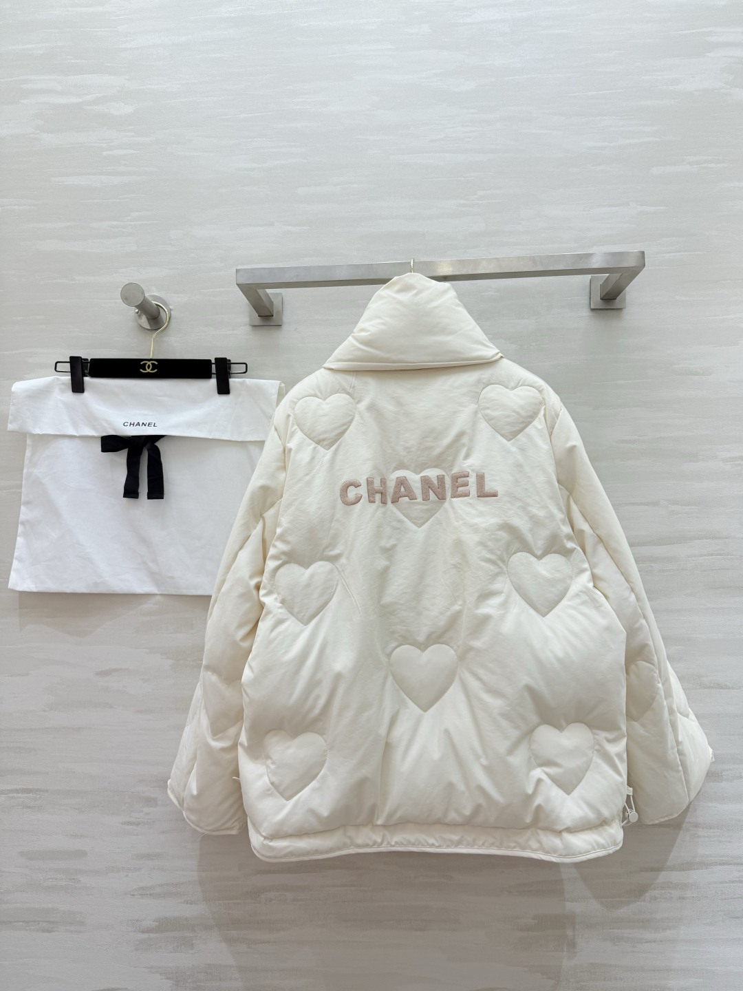 Chacha♡正反两穿 羽绒棉服 经典圆领不挑人 围脖加持温暖加倍！高品质定制 现货首发size：36/38/40（38