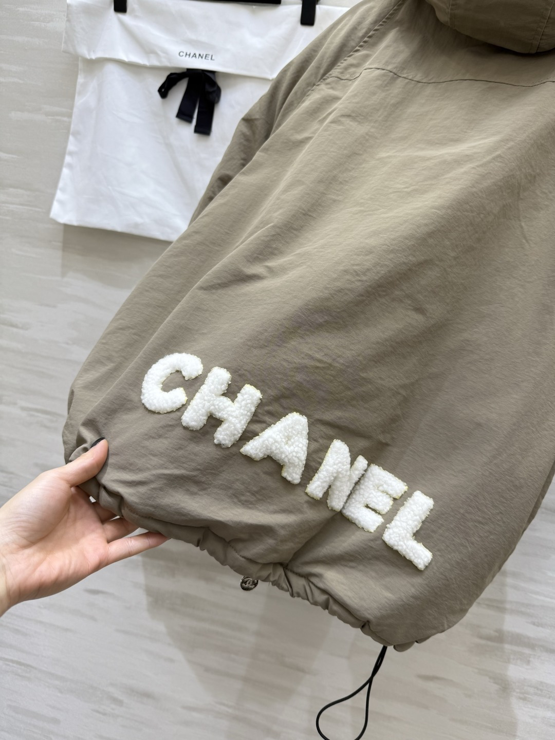 #Chacha秋冬新款 中古系列 连帽设计感羽绒棉服外套 高品质定制 现货首发size：36/38/40（38码胸围：1