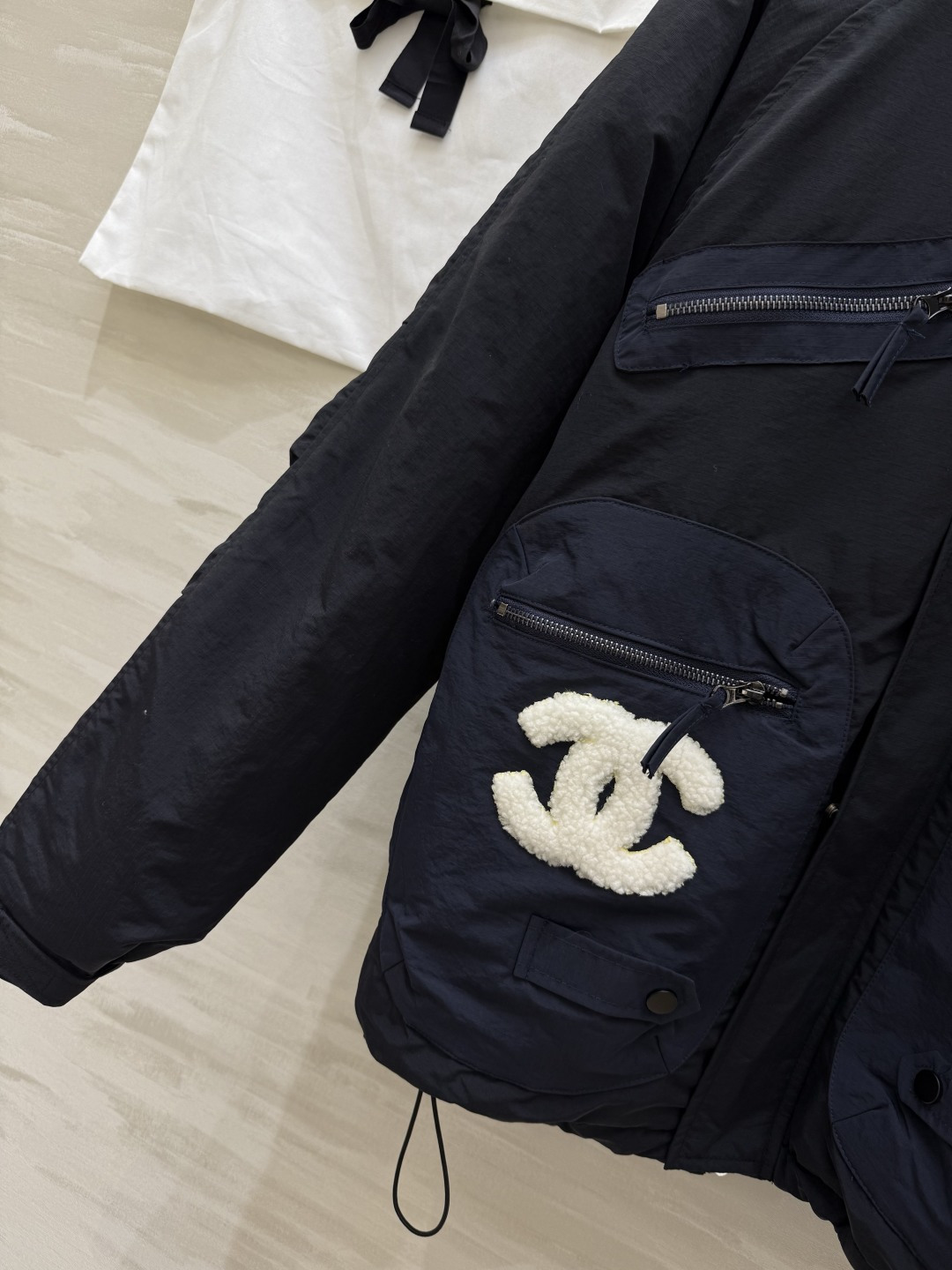 #Chacha秋冬新款 中古系列 连帽设计感羽绒棉服外套 高品质定制 现货首发size：36/38/40（38码胸围：1