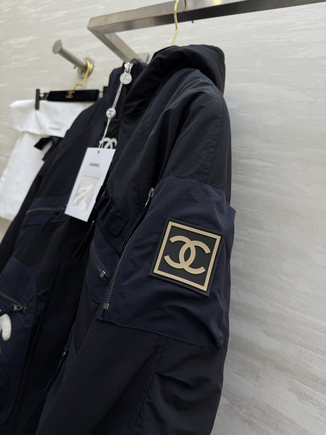 #Chacha秋冬新款 中古系列 连帽设计感羽绒棉服外套 高品质定制 现货首发size：36/38/40（38码胸围：1