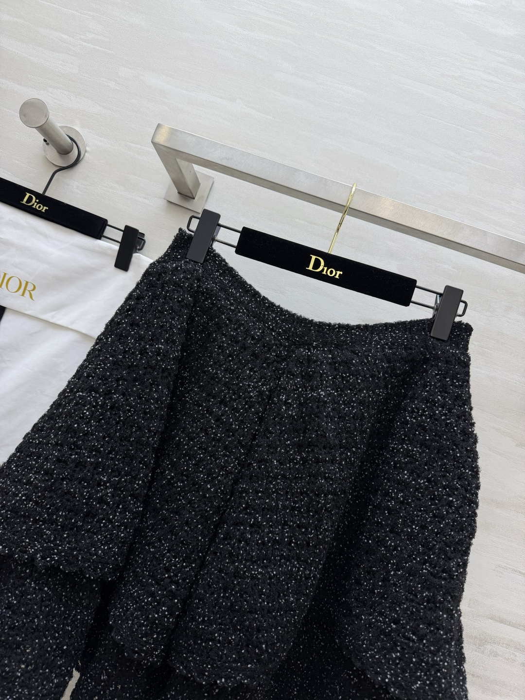 DI0♡²⁶细闪双层针织半裙｜同系列套装款 ▪️混闪针织面料，暗光细闪高级不浮夸 ▪️双层蛋糕裙摆，花边下摆，灵动显瘦 
