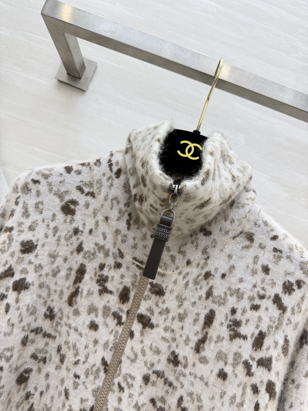BC²⁶新款 猞猁纹马海毛外套 猞猁纹马海毛外套 蓬松软糯 size：S/M/L（）