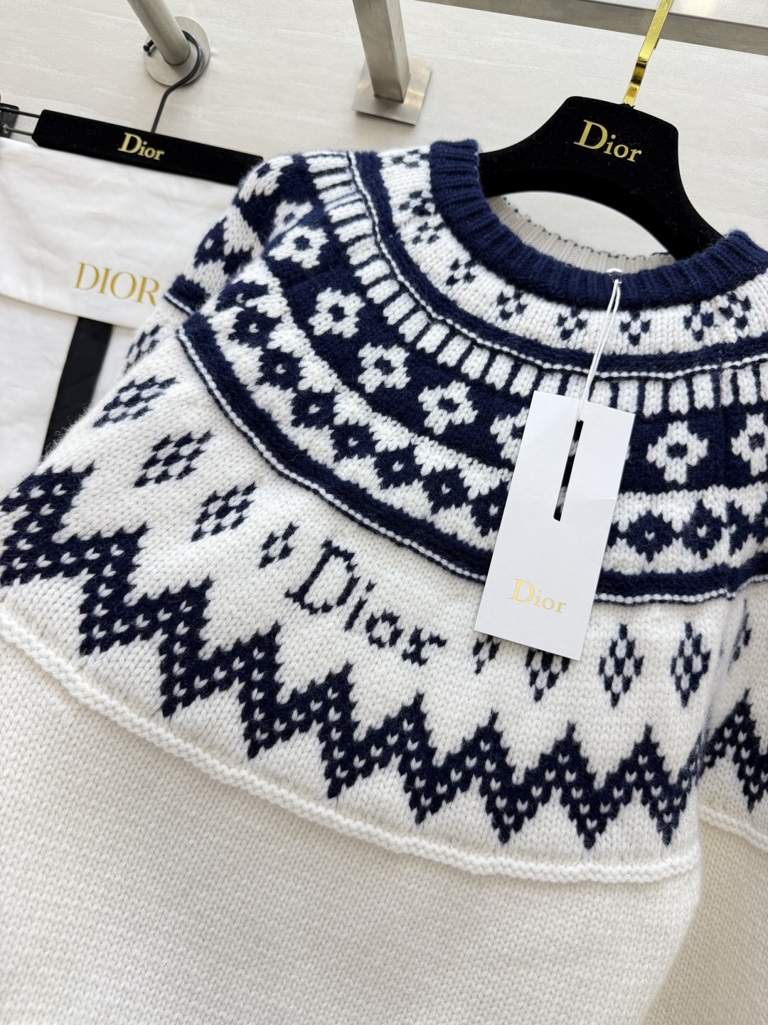 CD♡²⁶FW 阿尔卑斯限定罗纹针织长袖上衣 size：S/M/L（）