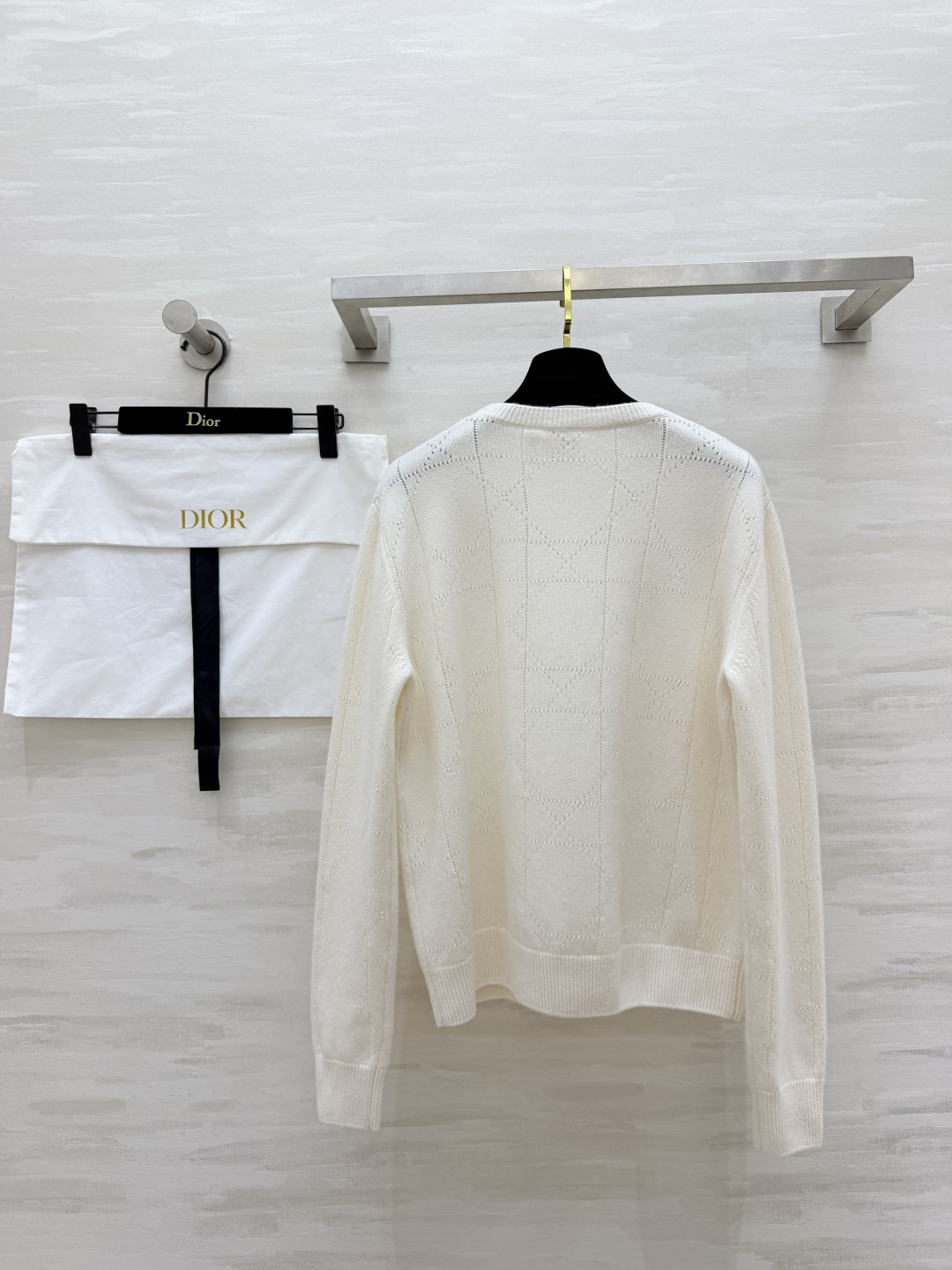 CD♡²⁶菱格镂空长袖毛衣 size：S/M/L（）