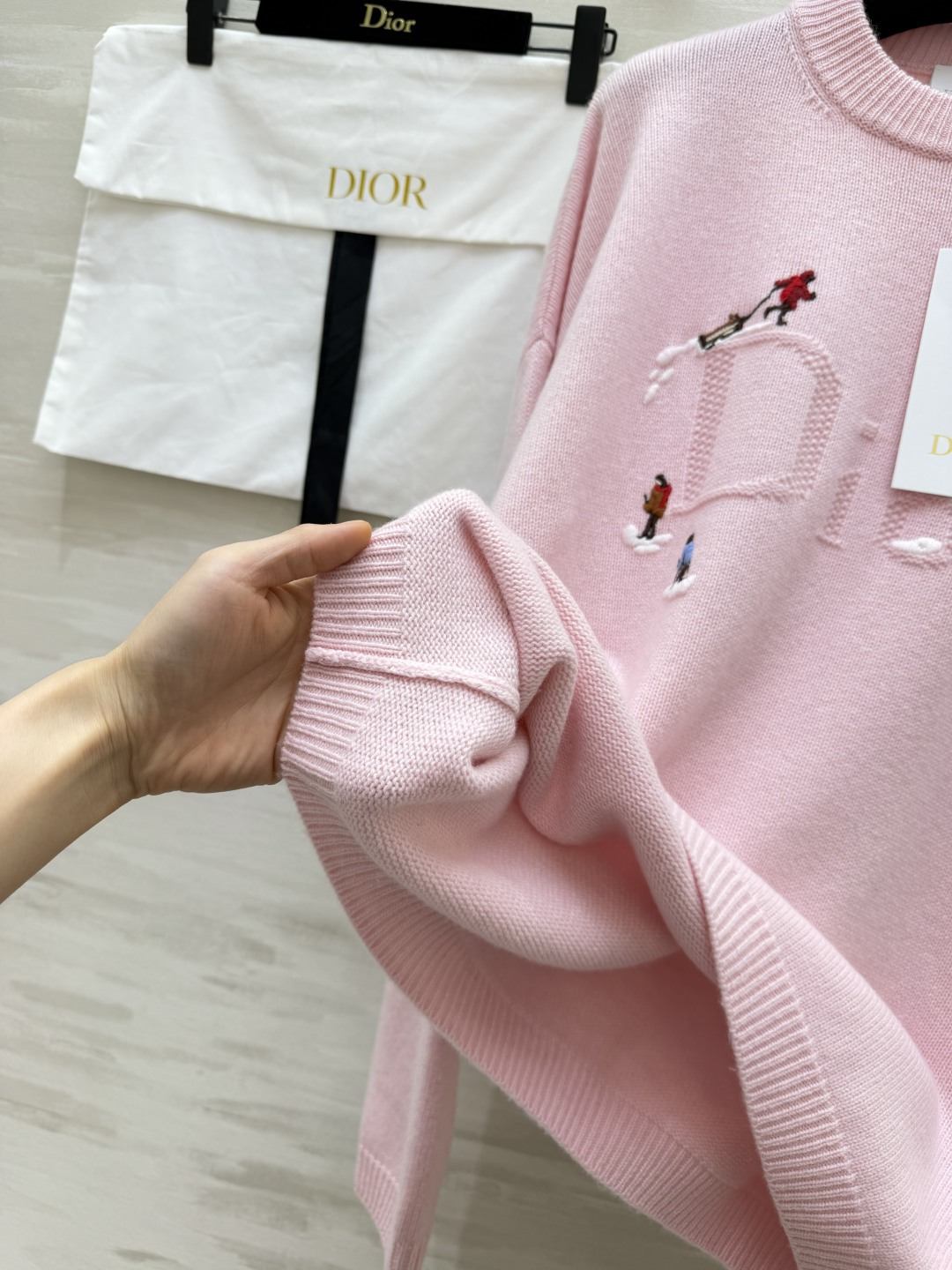 CD♡²⁶FW 阿尔卑斯限定 徽标图案羊绒衫 size：S/M/L（）