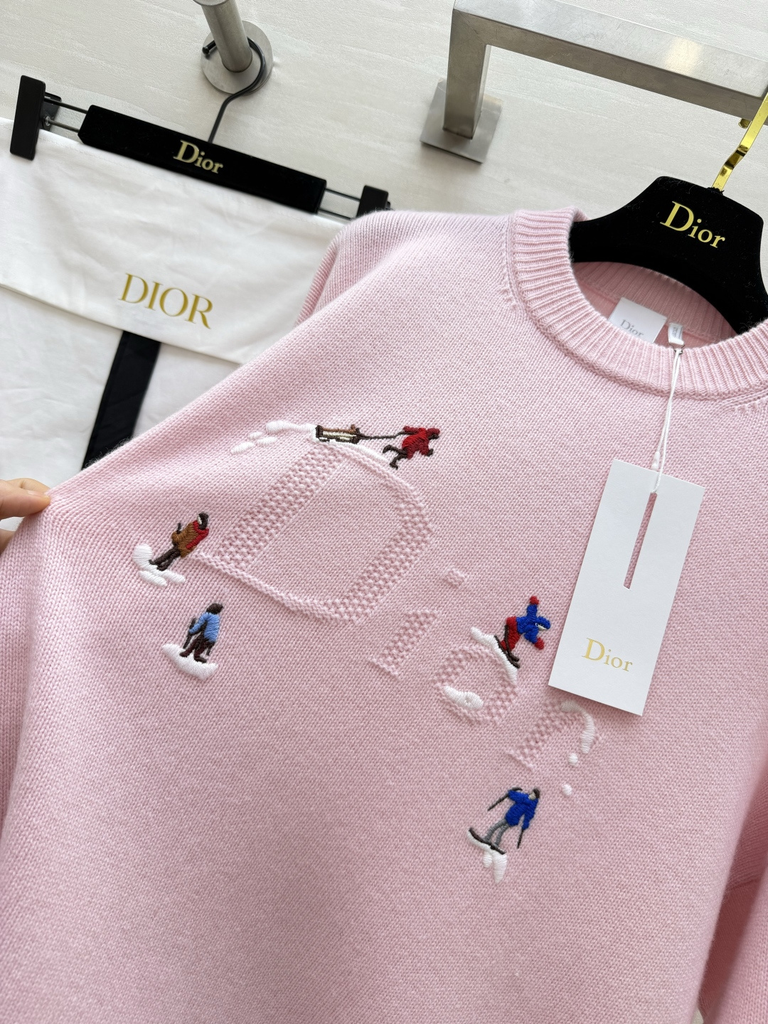 CD♡²⁶FW 阿尔卑斯限定 徽标图案羊绒衫 size：S/M/L（）