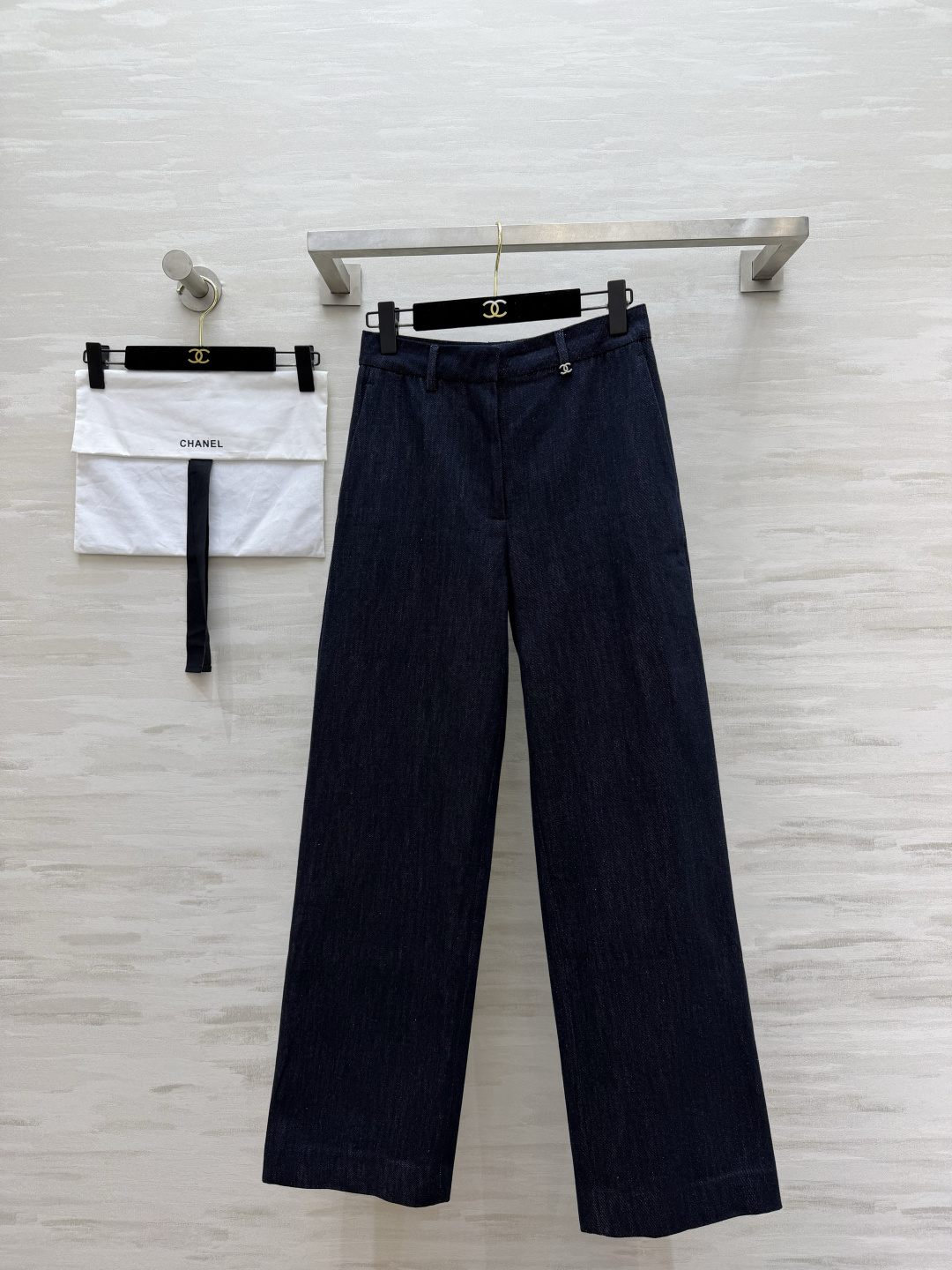 CC²⁶k 深色牛仔阔腿裤 size：36/38/40（）