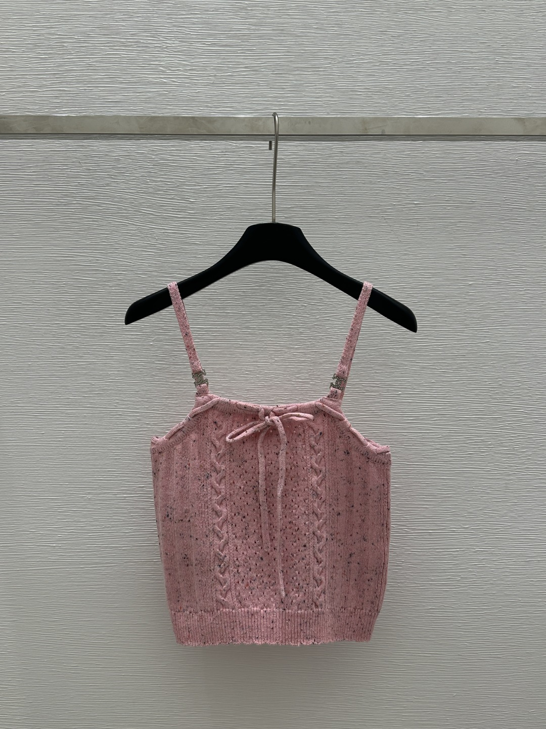 NO:321610,CH Home Early Spring New Style Strap Bow Knitted Sling Color Pink Size 36.38.40,,alexander wang19860909CH家  早春新款 绑带蝴蝶结针织吊带 颜色粉色 尺码36.38.40,,alexander wang,Women's clothing