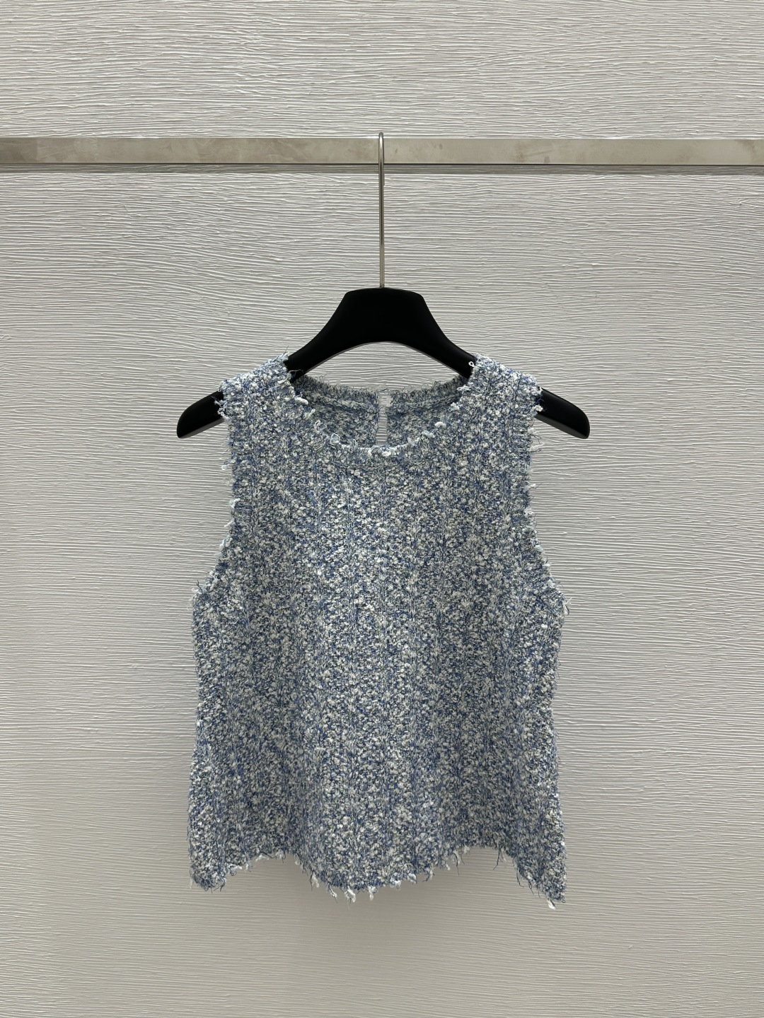NO:324397,BA Home Early Spring New Round Collar Blue Mixed Knitted Vest Color Blue Size 36.38.40, Alexander Wang19860909BA家  早春新款 圆领蓝混色针织背心 颜色蓝色 尺码36.38.40,,alexander wang,Women's clothing