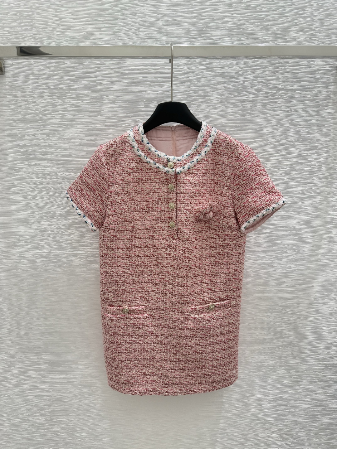 NO:417816,CH Home Early Spring New Round Neck Button Knitted Short Sleeve Dress Color Red Size 36.38.40, Skirts, T-shirt, alexander wang19860909CH家  早春新款 圆领纽扣针织短袖连衣裙 颜色红色 尺码36.38.40,,skirts,T-shirt,alexander wang,Women's clothing