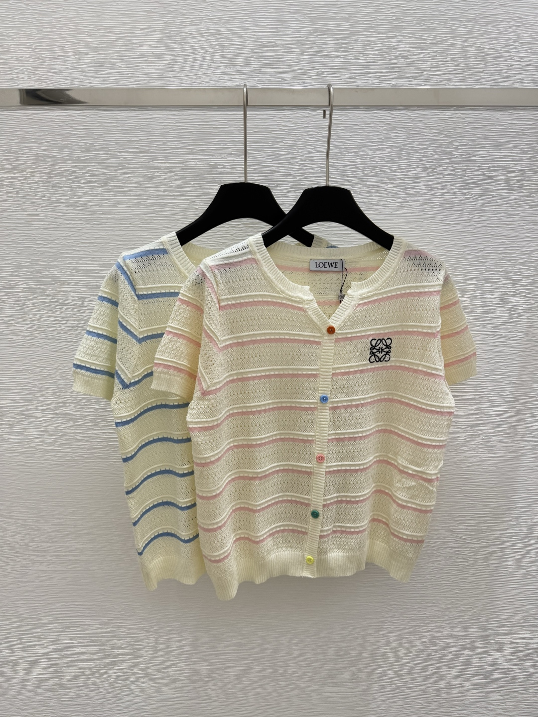 NO:425010,LO Home New Summer Style Round Neck Knitted Short Sleeve Cardigan Color Pink Blue Size 36.38.40, T-shirt,alexander wang19860909LO家 夏季新款 圆领针织短袖开衫  颜色粉色 蓝色 尺码36.38.40,,T-shirt,alexander wang,Women's clothing