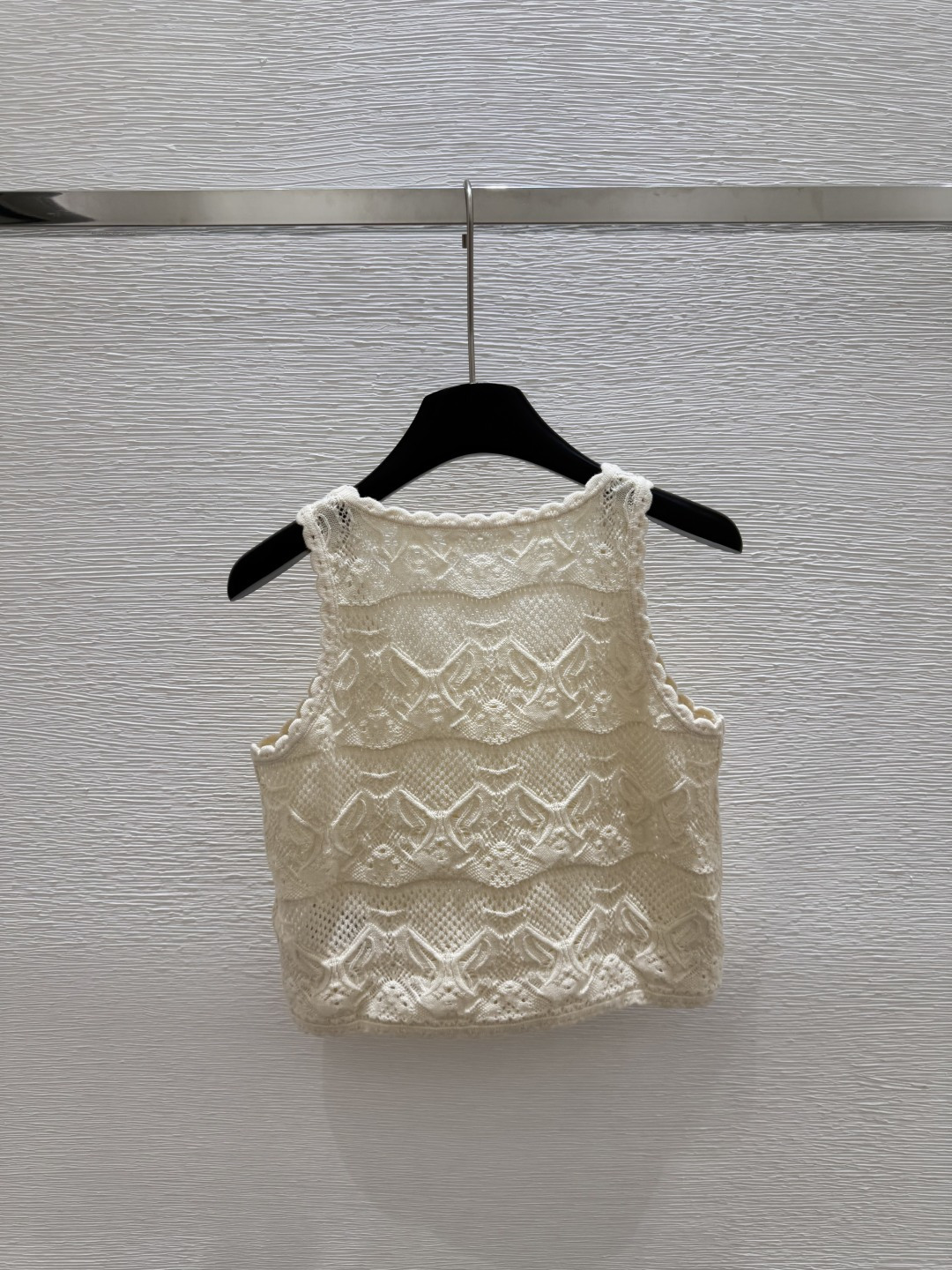NO:425450,MAJE Home Summer New Style Round Neck Knitted Hollow Vest Color White Size 36.38.40, Alexander Wang19860909MAJE家 夏季新款 圆领针织镂空背心 颜色白色 尺码36.38.40,,alexander wang,Women's clothing