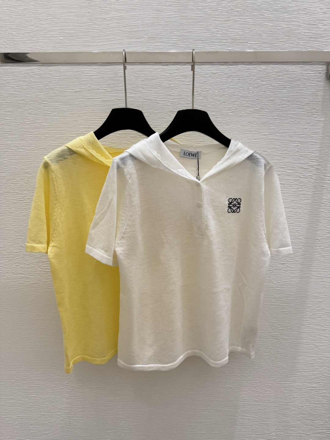 NO:425515,LO Home Summer New Hooded Knitted Lace Short Sleeve Color White Black Size 36.38.40, T-shirt,hats,alexander wang19860909LO家 夏季新款 连帽针织花边短袖 颜色白色 黑色 尺码36.38.40,,T-shirt,hats,alexander wang,Women's clothing