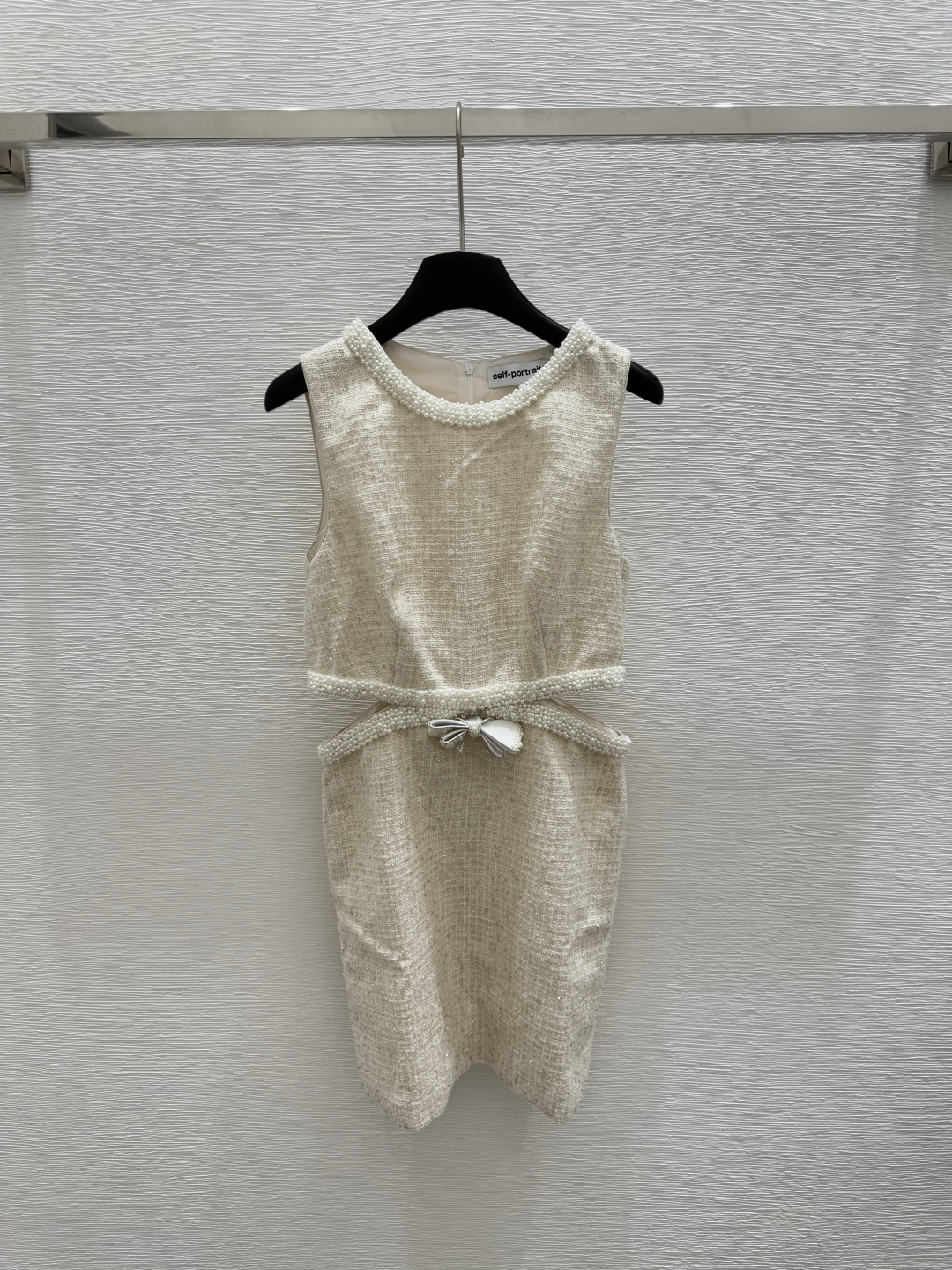 NO:417899,SP Home Summer New Style Round Neck Knitted Bead Chip Dress Color White Size 36.38.40, Skirts, Alexander Wang19860909SP家 夏季新款 圆领针织珠片连衣裙 颜色白色 尺码36.38.40,,skirts,alexander wang,Women's clothing