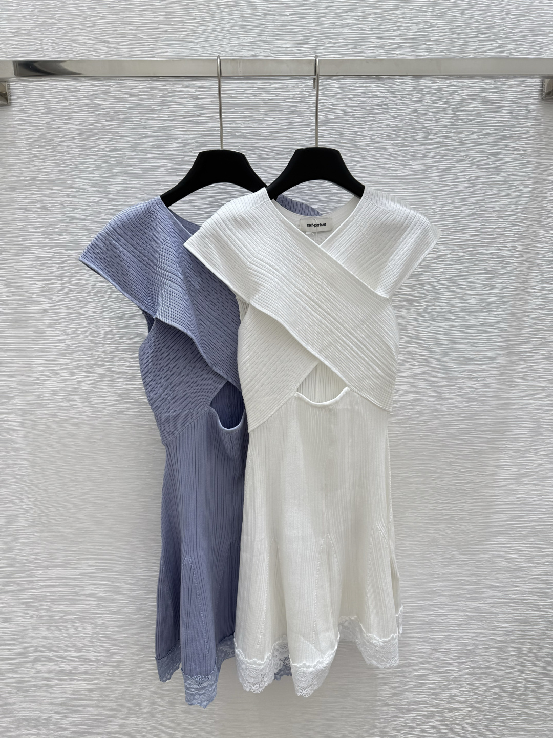 NO:427655,S P home new summer style lace knitted dress color white blue size 36.38.40, skirts, alexander wang19860909S P家 夏季新款 花边针织连衣裙 颜色白色 蓝色 尺码36.38.40,,skirts,alexander wang,Women's clothing