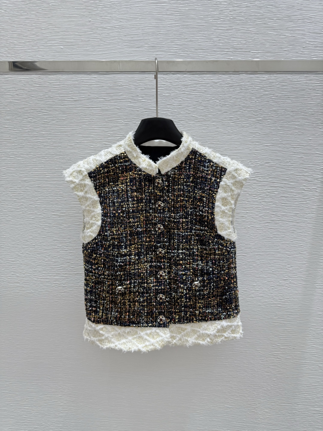NO:428509,CH Home Summer New Style Round Neck Knitted Vest Color Black Size 36.38.40, Alexander Wang19860909CH家 夏季新款 圆领针织背心 颜色黑色 尺码36.38.40,,alexander wang,Women's clothing