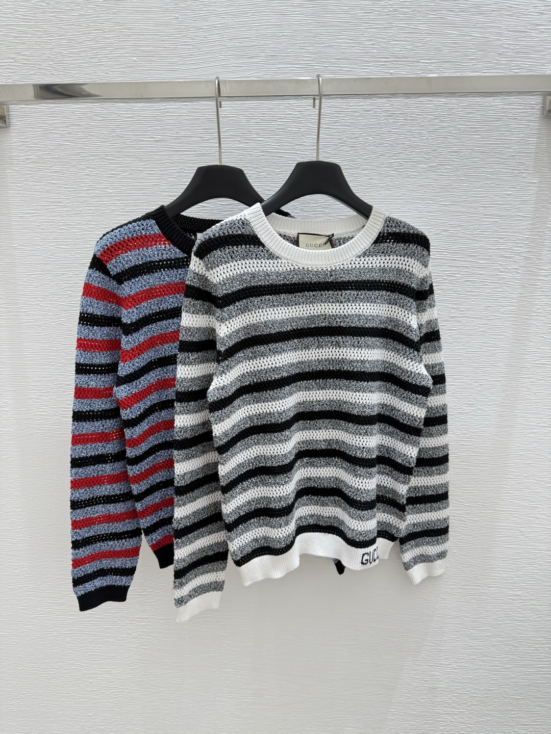 NO:429087,G Home Summer New Style Round Neck Knitted Long Sleeve Color Gray Royal Blue Size 36.38.40, gucci, alexander wang19860909G家 夏季新款 圆领针织长袖 颜色灰色 宝蓝色 尺码36.38.40,,gucci,alexander wang,Women's clothing