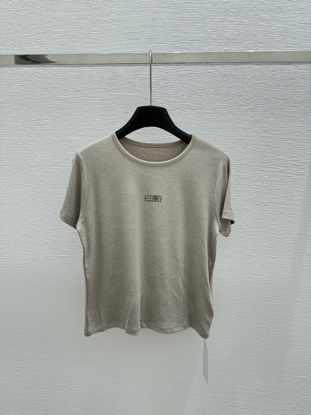 NO:429107,MOCO Home Summer New Style Round Neck Knitted Short Sleeve Color Gray Size 36.38.40, T-shirt,alexander wang19860909MOCO家 夏季新款 圆领针织短袖 颜色灰色 尺码36.38.40,,T-shirt,alexander wang,Women's clothing