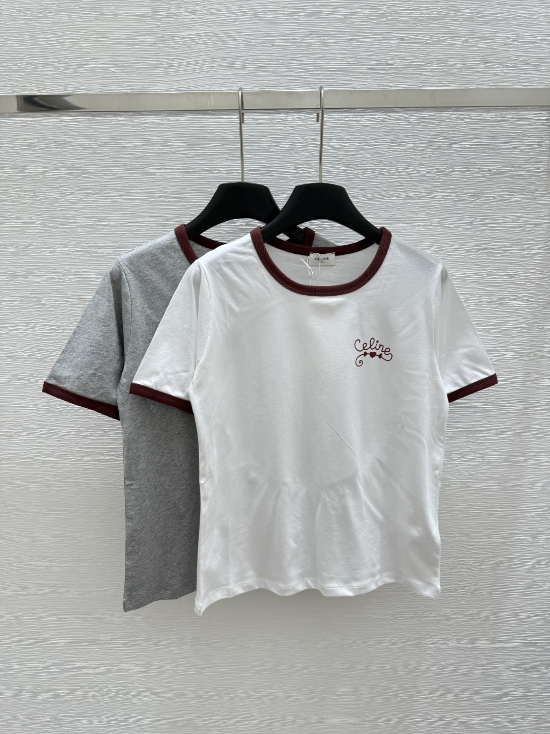 NO:429111,CE Home Summer New Style Round Neck Knitted Short Sleeve Color Gray White Size 36.38.40, T-shirt,alexander wang19860909CE家 夏季新款 圆领针织短袖 颜色灰色 白色 尺码36.38.40,,T-shirt,alexander wang,Women's clothing