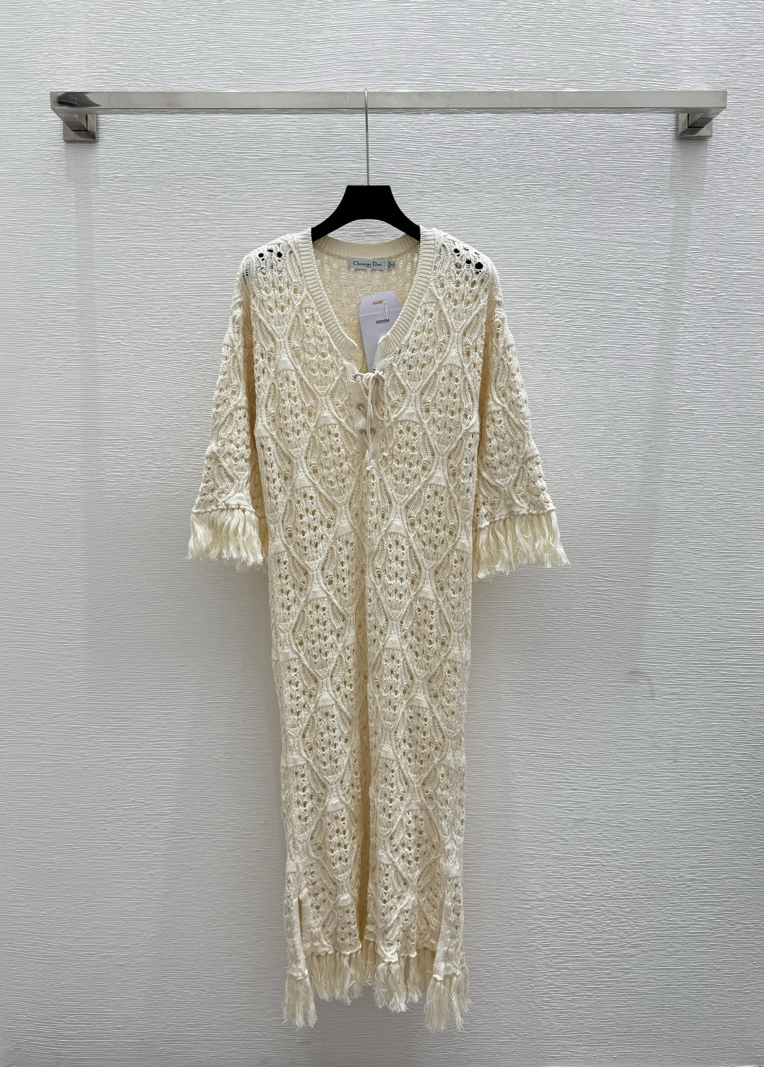 NO:429119,CE summer new style tassel cutout knitted dress color apricot size 36.38.40, skirts, alexander wang19860909CE 夏季新款 流苏边镂空针织连衣裙 颜色杏色 尺码36.38.40,,skirts,alexander wang,Women's clothing