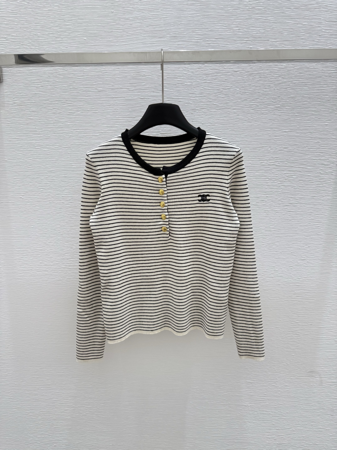 NO:429838,C E Home Summer New Style Striped Knit Long Sleeve Color White Size 36.38.40, Alexander Wang19860909C E家 夏季新款 条纹针织长袖 颜色白色 尺码36.38.40,,alexander wang,Women's clothing
