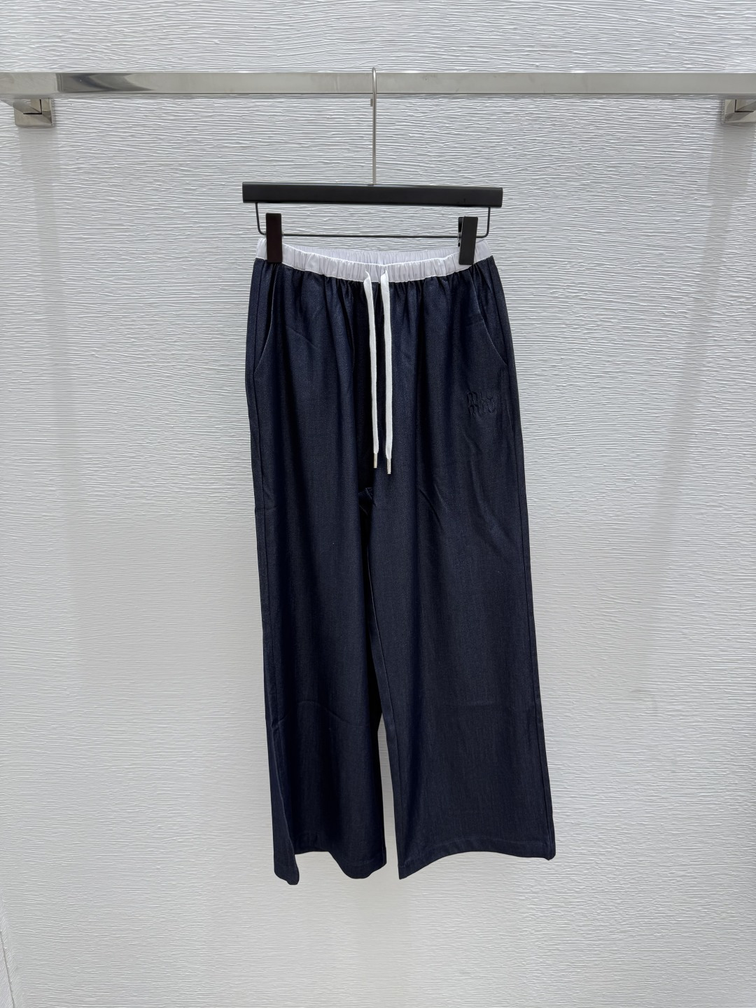 NO:429848,M Home New Summer Style Strap Knitted Trousers Color Blue Size 36.38.40, Alexander Wang19860909M家 夏季新款 绑带针织长裤 颜色蓝色 尺码36.38.40,,alexander wang,Women's clothing